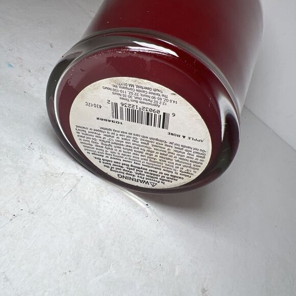 Yankee Candle Apple & Rose RETIRED & RARE Jar Candle 19 Oz - Picture 6 of 6